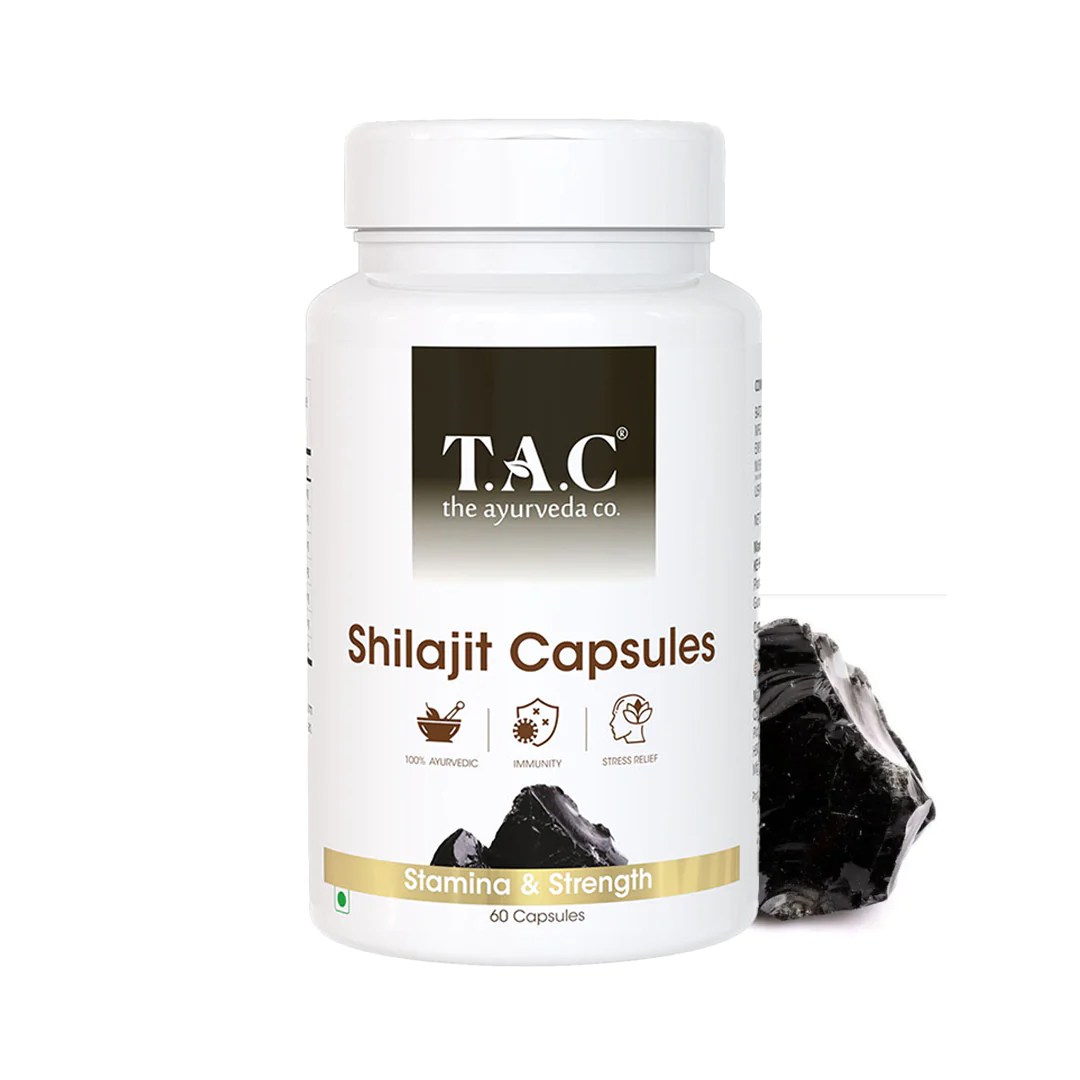100 Ayurvedic Shilajit Capsule , 60 Capsules AyurAroma