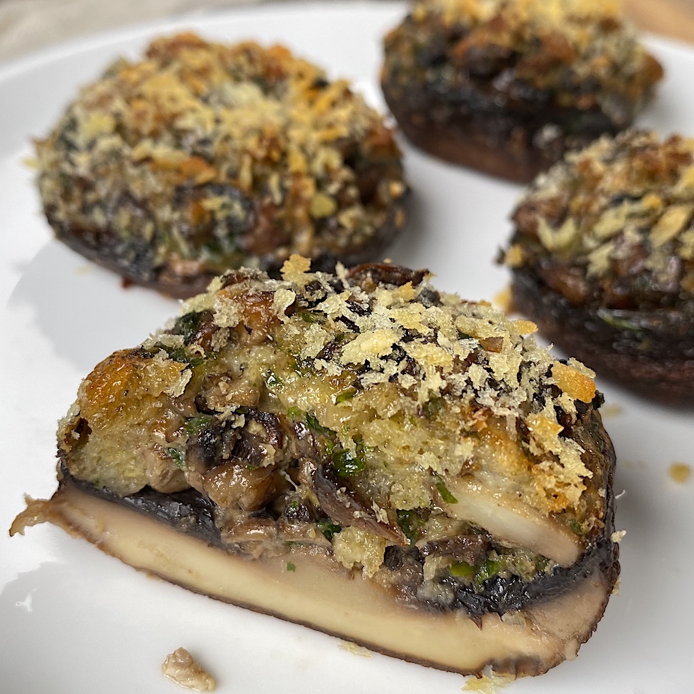 Hongos Portobello Rellenos Cocina