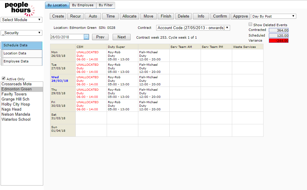 Excel Templates Employee Holidaysickness Schedule