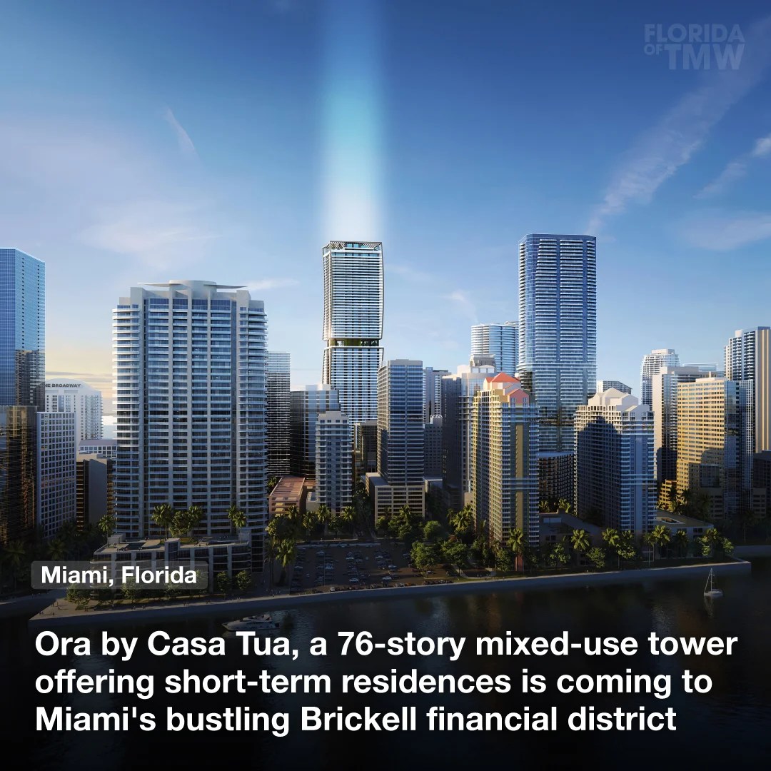 Ora by Casa Tua, a 76story mixeduse tower offering shortterm