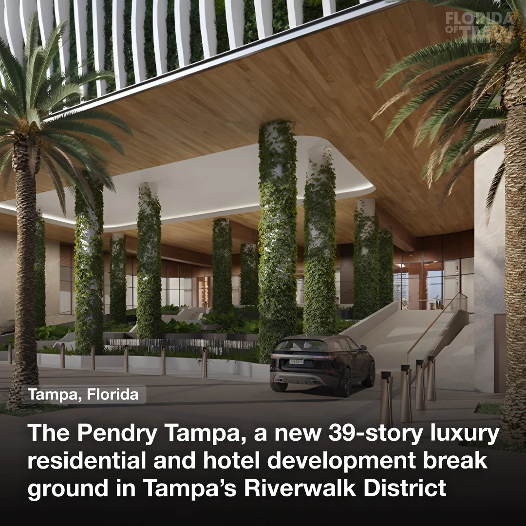 The Pendry Tampa, a new 39story luxury residential and hotel
