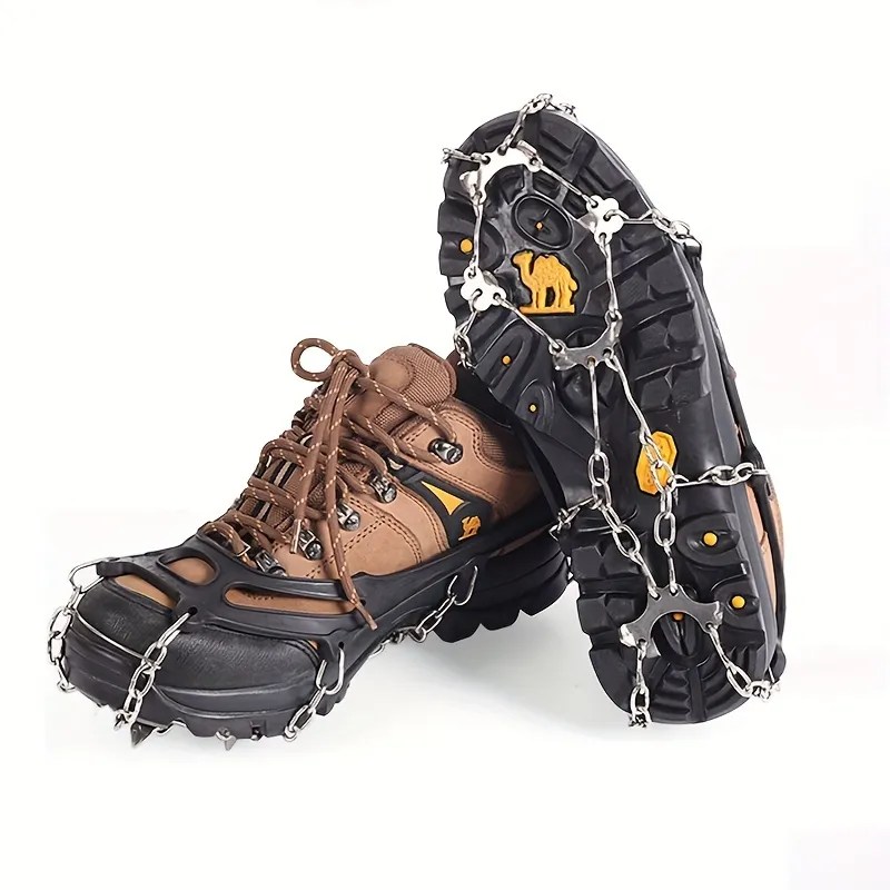 Unigear Crampons for Hiking Boots,Traction Ice Cleats Snow Grips with