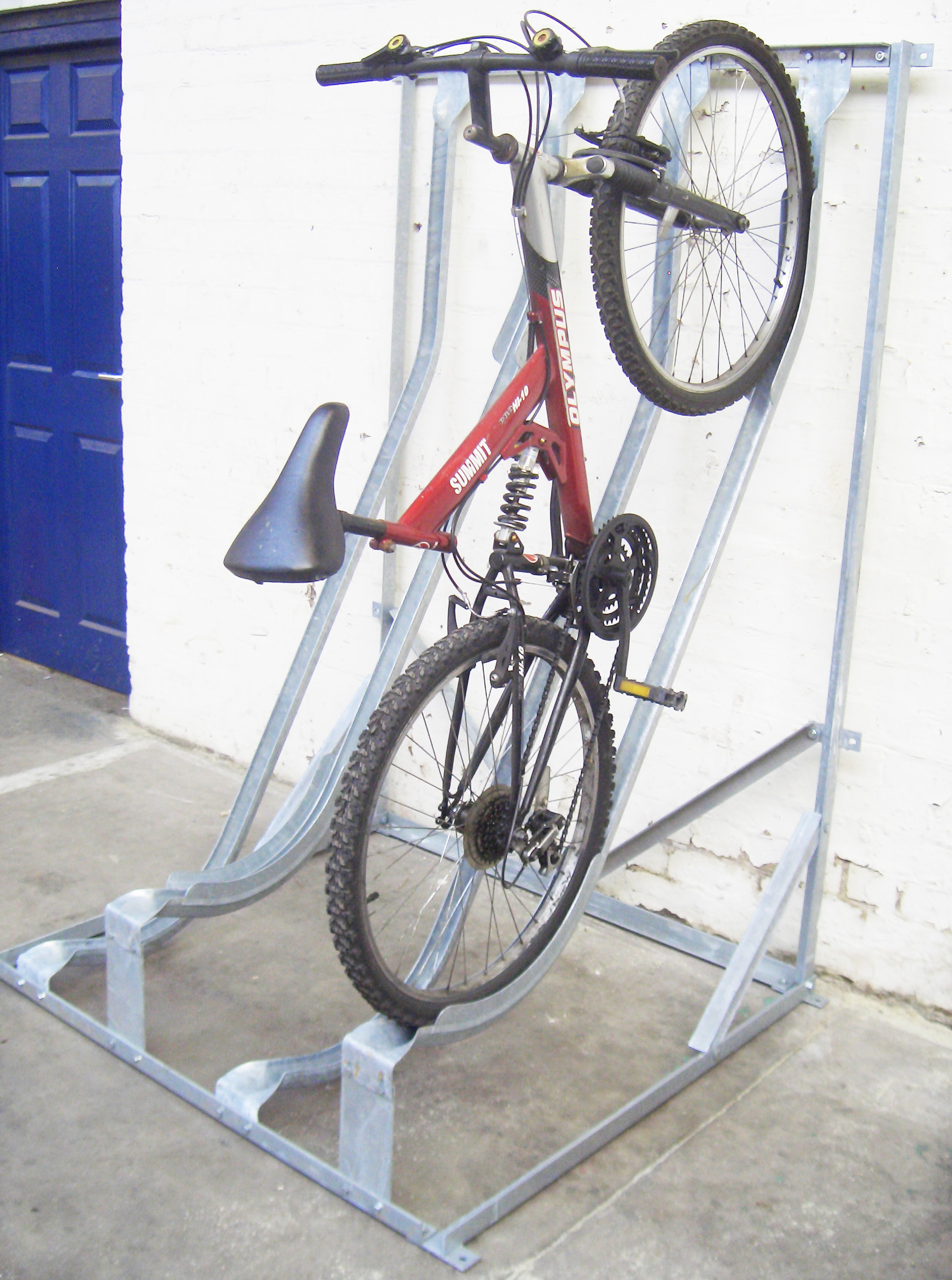 Semi Vertical Bike Rack