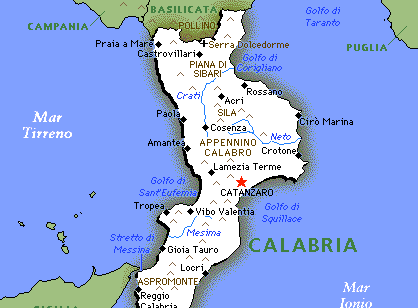 Map Of Calabria With Cities The Calabrian University System: A Local Perspective In A European Frame By Jump