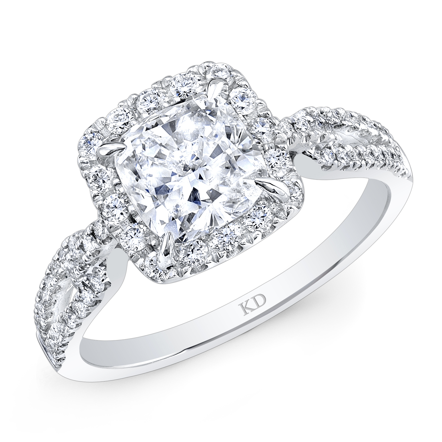 Vincent's Halo Style Engagement Rings St.Louis