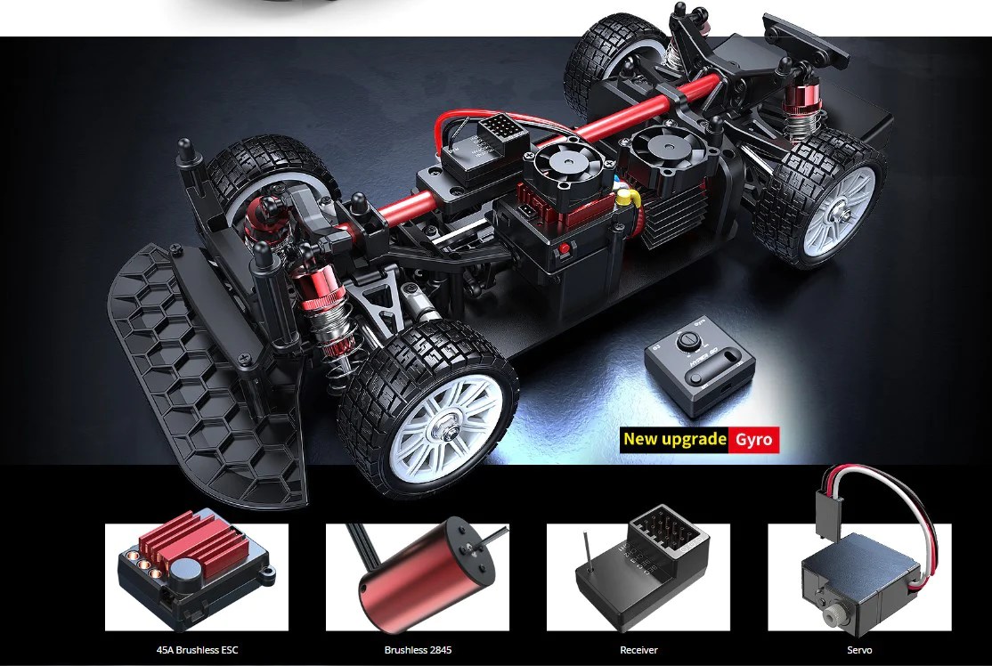 MJX Hyper Go 14303 (Gyro) 1:14 RC Car 2.4G High Speed Drift Rally Car