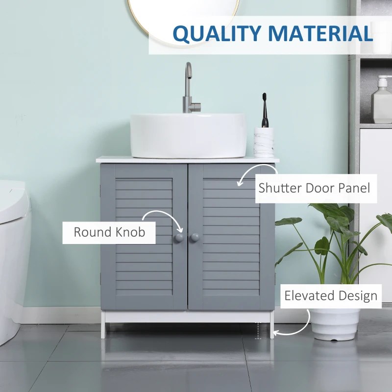 Greige Bathroom Sink Novielo London