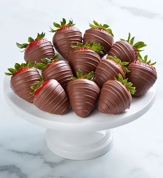 Milk Chocolate Strawberries Coloradofruitdesigns