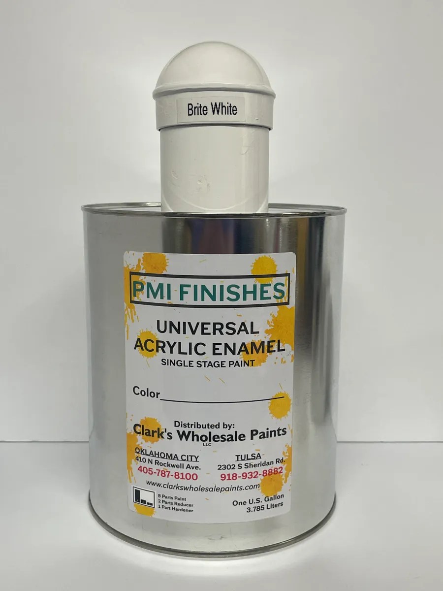 Brite White Acrylic Enamel Gallon ClarksWholesalePaint