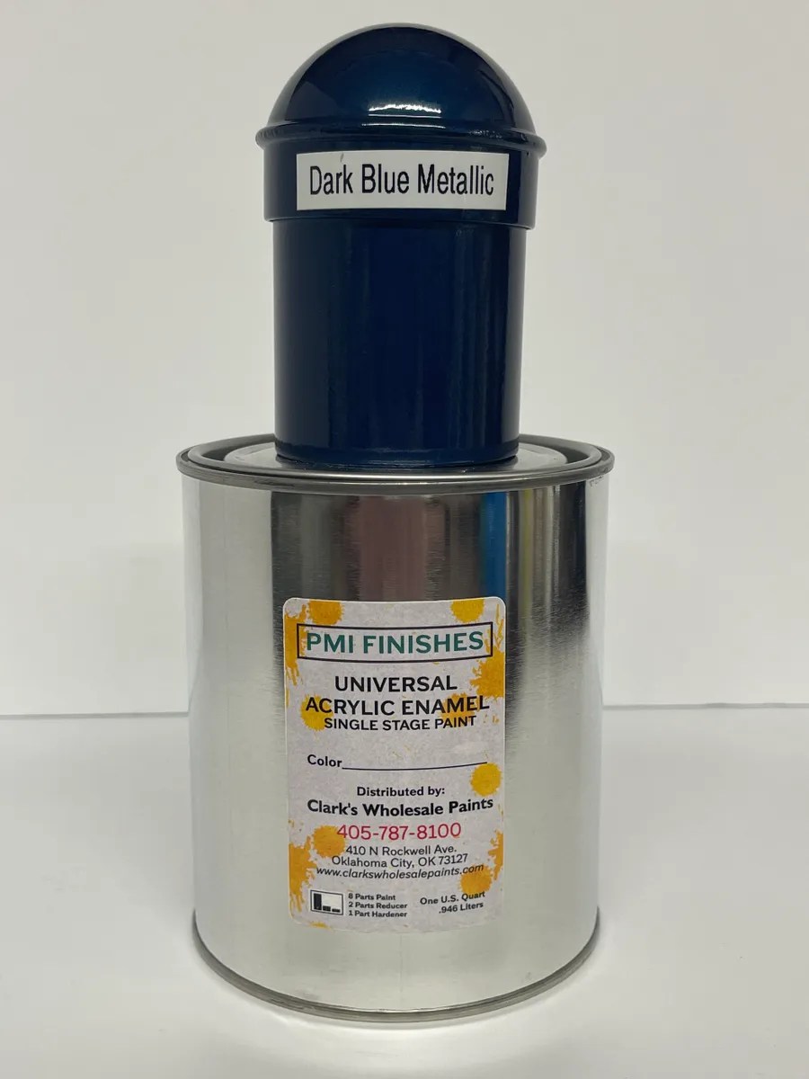 Dark Blue Metallic Acrylic Enamel Quart ClarksWholesalePaint