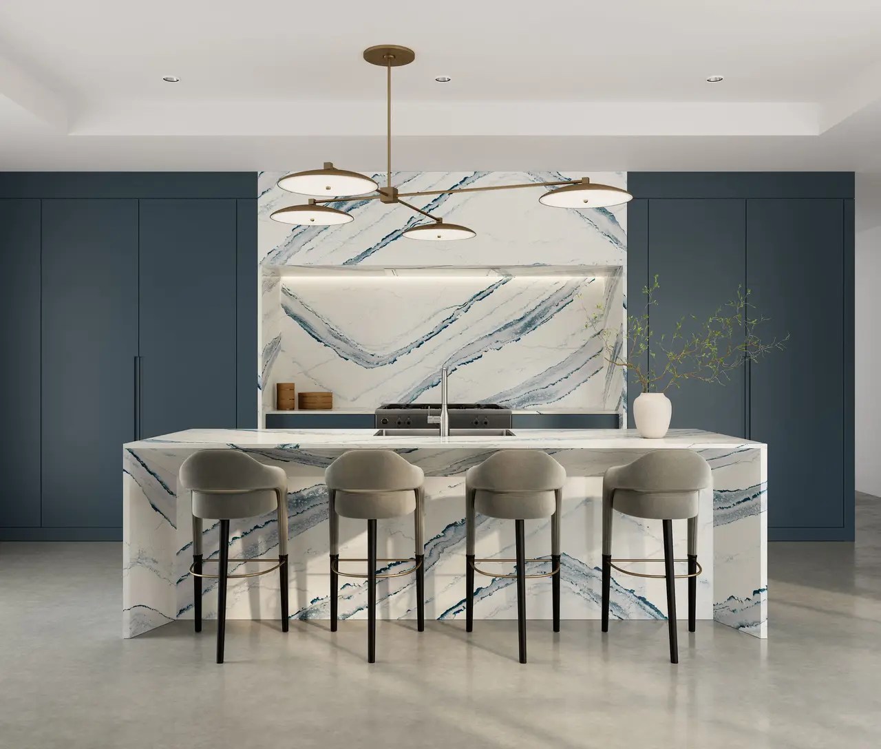 Cambria® Inverness Bristol Bay™ Quartz Kitchen & Bathroom Countertops