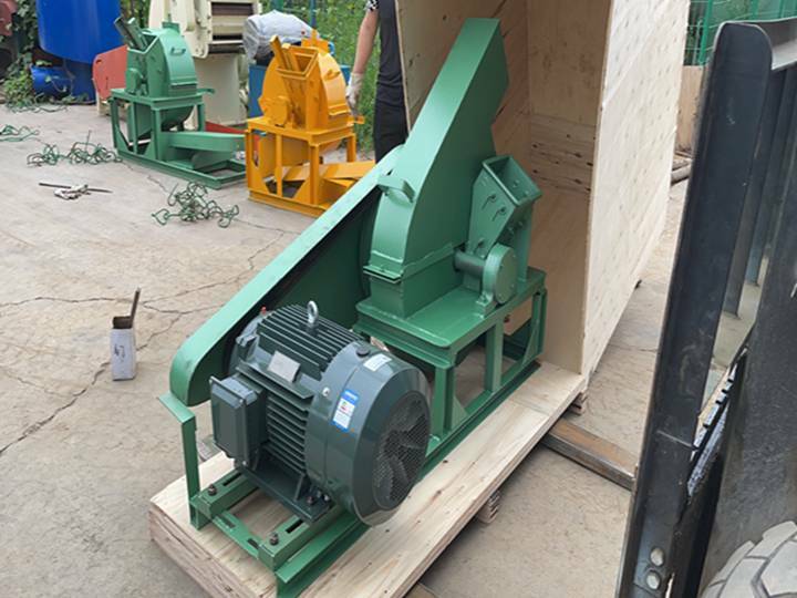 Wood chipper machine exported to UAE