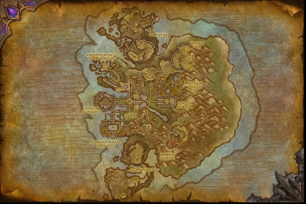Complete Ashran map wow