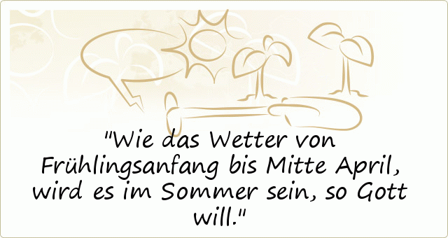 Bauernregeln einer von 56 Sprüchen