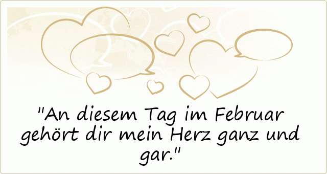 Sprüche zum Valentinstag einer von 39 Sprüchen