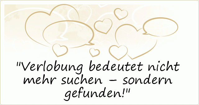 Verlobungssprüche einer von 20 Sprüchen