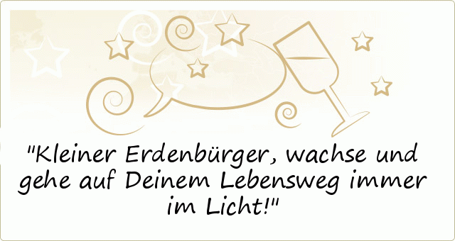 Taufsprüche einer von 18 Sprüchen