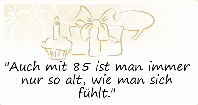 Man ist nur so alt, wie man sich fühlt Caschys Blog