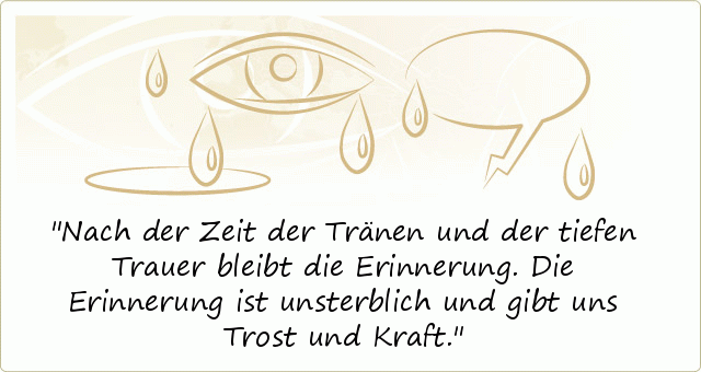 Sprüche für Trauerkarten - einer von 40 Sprüchen