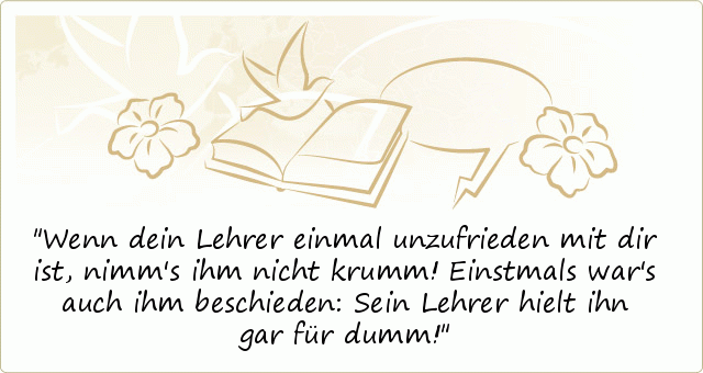 Ronny G Lesser Geburtstagsspruch Lehrerin