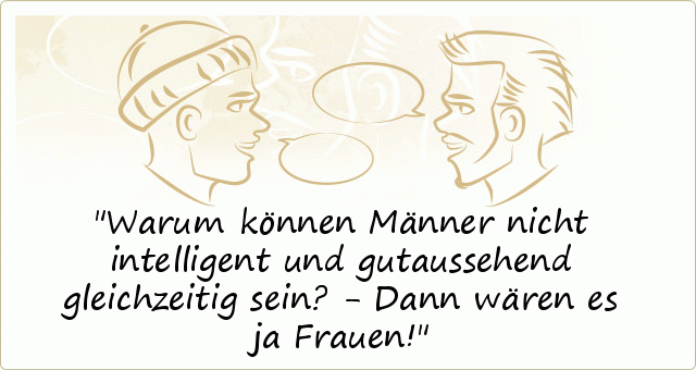 MännerSprüche einer von 26 Sprüchen