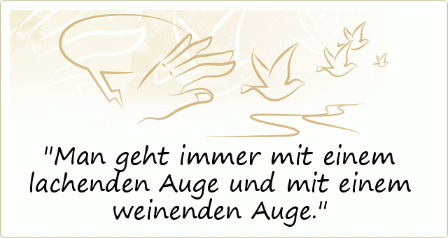 Abschiedssprüche einer von 56 Sprüchen