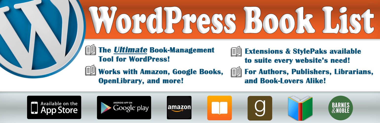 WordPress Book List WordPress Plugin 2022