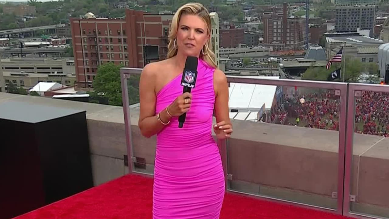NFL Network's Melissa Stark previews draft red carpet 'Draft Kickoff'(03)
