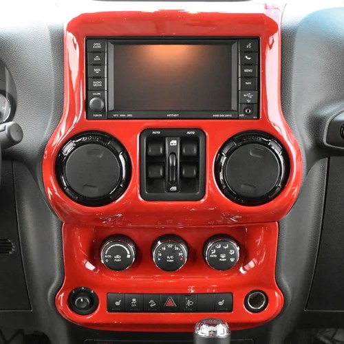 2017 Jeep Wrangler Red Interior Trim Kit Matttroy