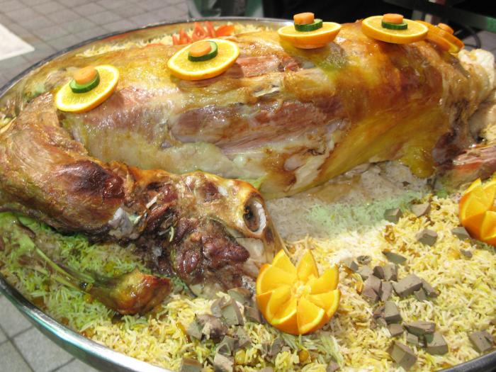 طبق اليوم خروف معمر بالكفتة والكبدة