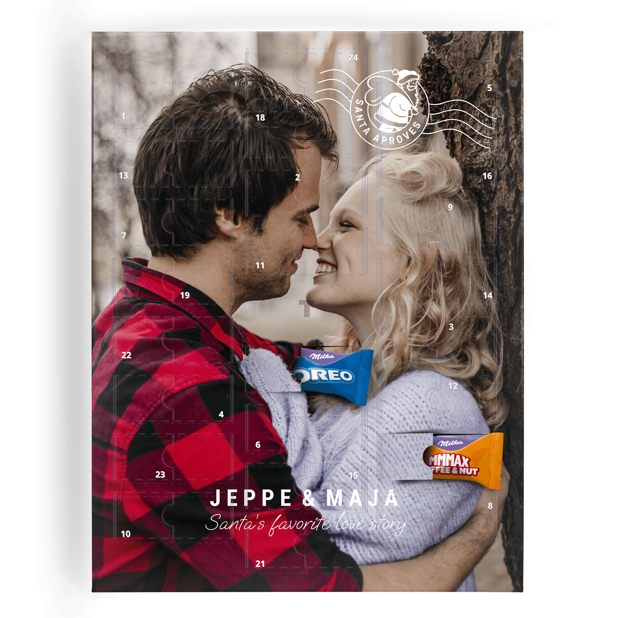 Chokoladejulekalender – Milka Favourites
