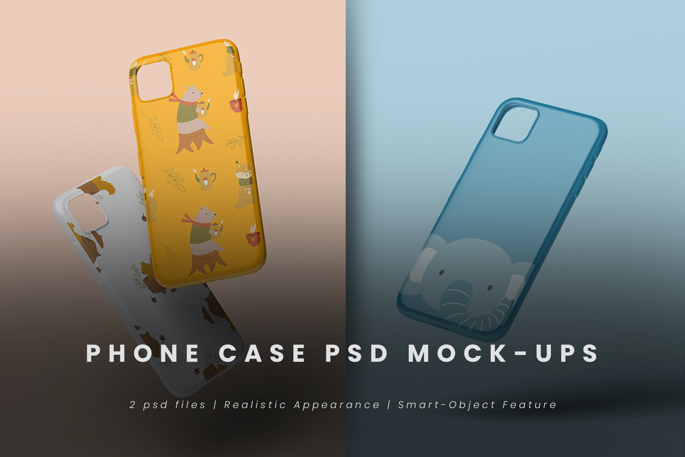 苹果iPhone 12 Pro手机壳设计展示贴图PSD样机 Phone Case PSD Mockup 早道大咖