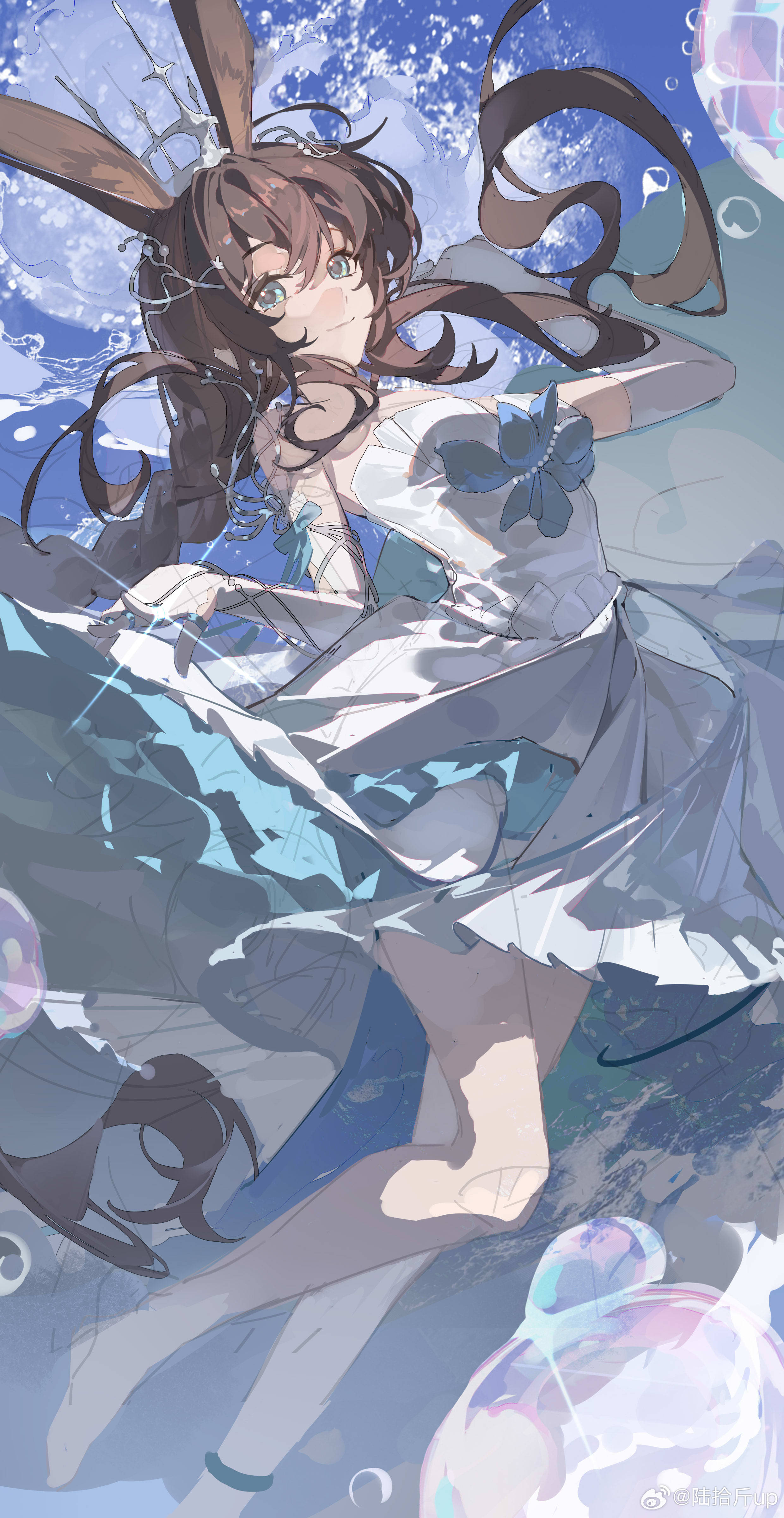 Amiya - Arknights - Mobile Wallpaper by Lushi Jin Up #4494270 - Zerochan Anime Image Board