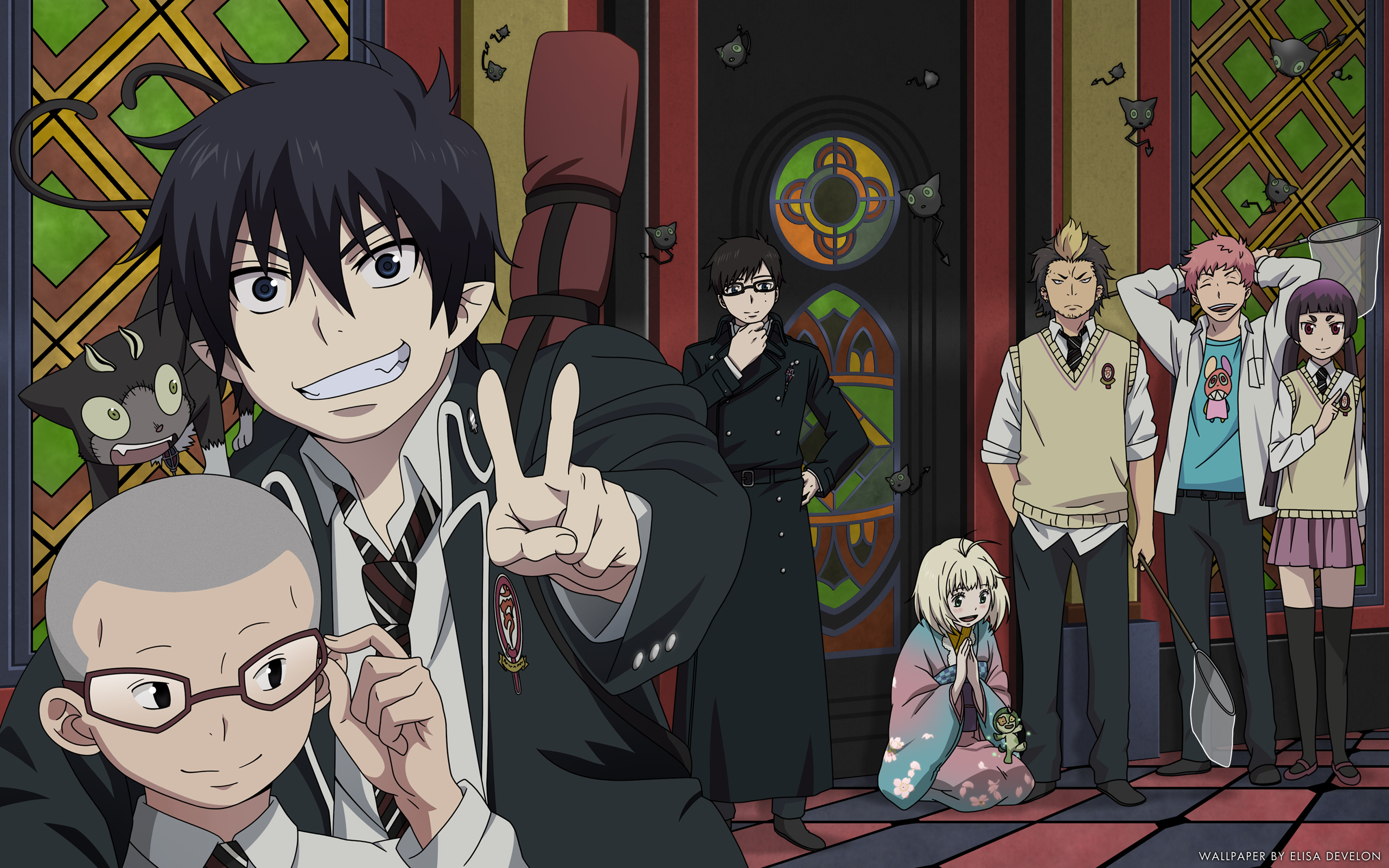 Ao no Exorcist (Blue Exorcist) HD Wallpaper by Sasaki Keigo 1246522