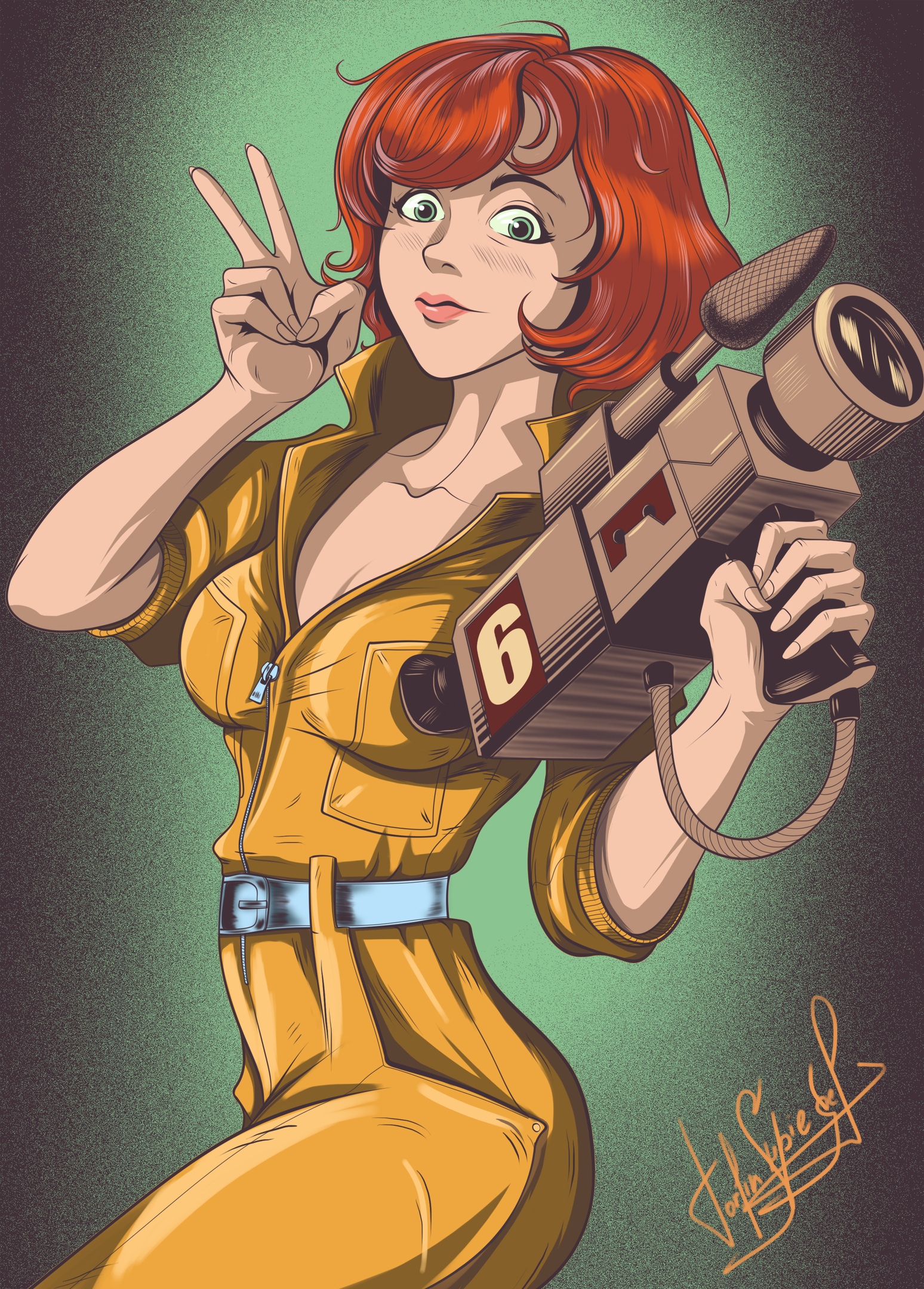 April O'Neil - Teenage Mutant Ninja Turtles - Image by Torfin Shpiegel
