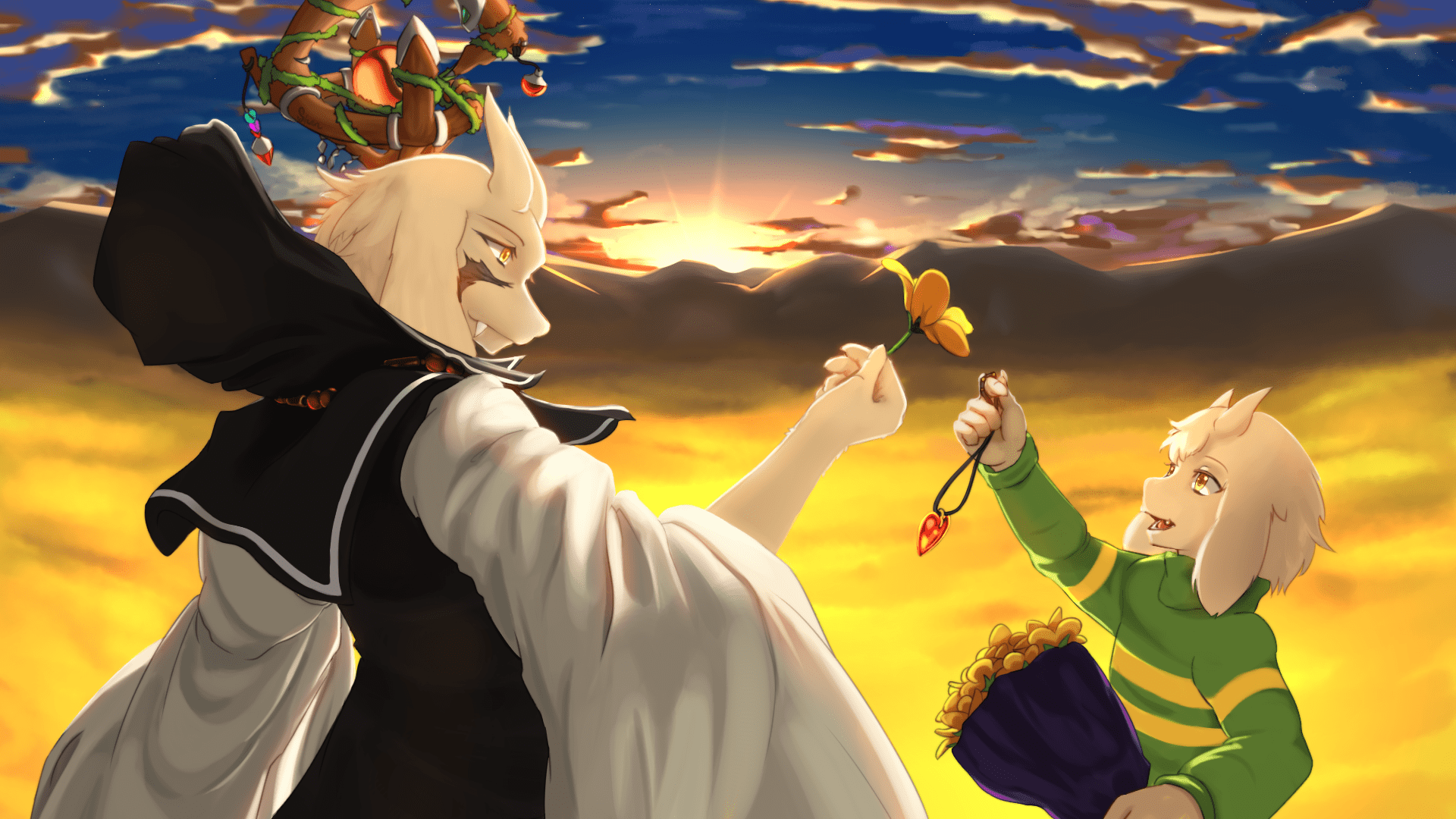 Asriel Dreemurr Undertale Wallpaper by Pixiv Id 6036492 2533486