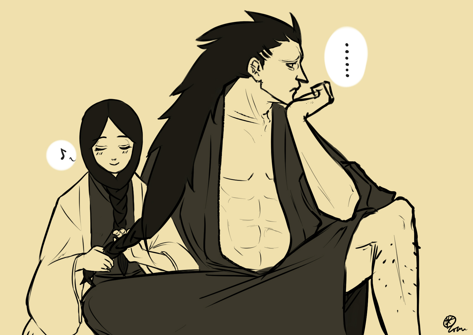 Zaraki Kenpachi And Unohana