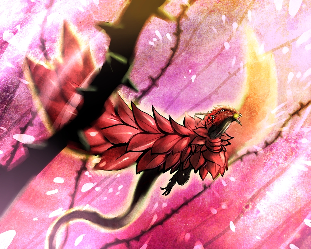 Black Rose Dragon YuGiOh! 5D's Image by Pixiv Id 13734394