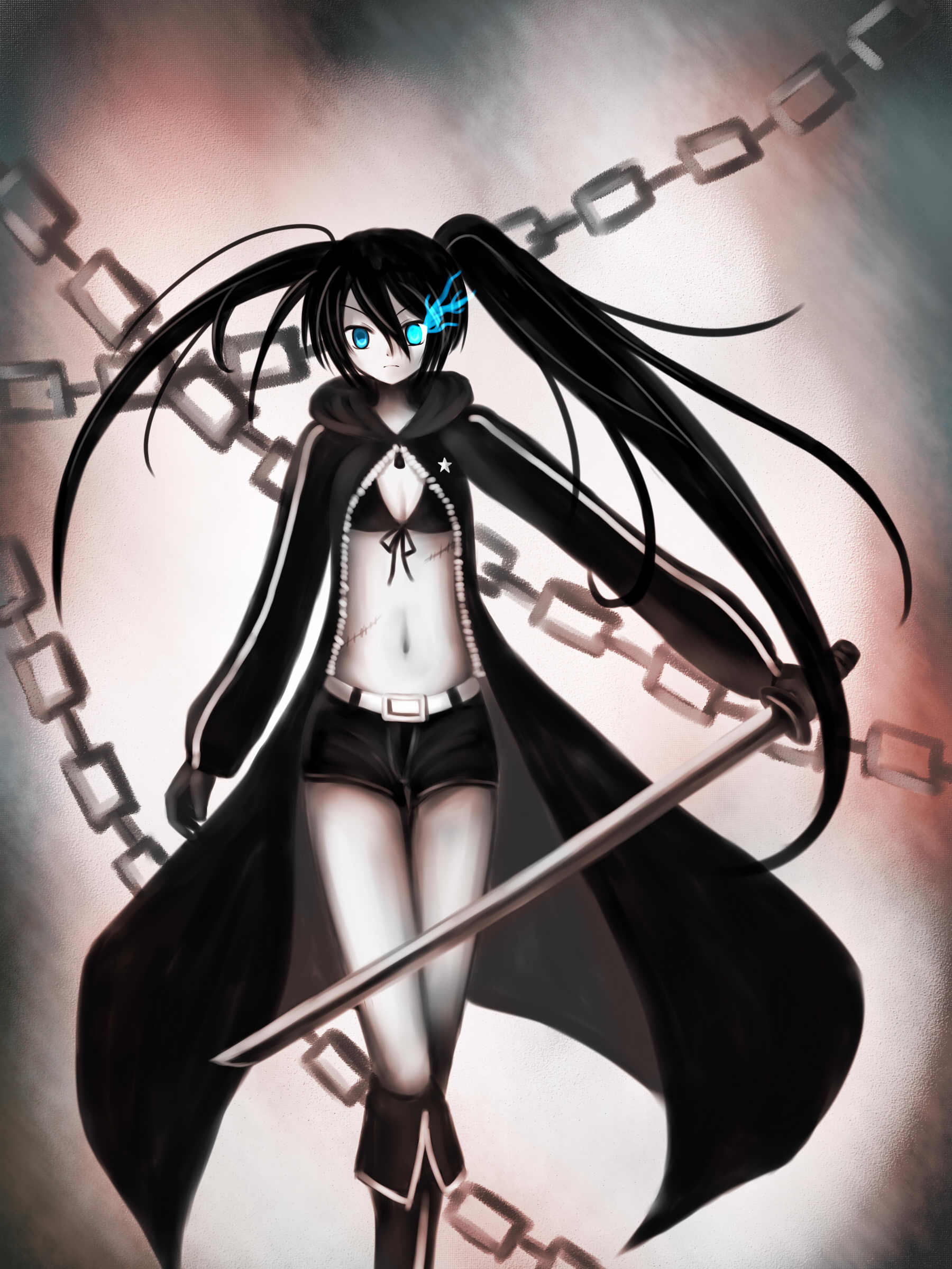 Black★Rock Shooter (Character) Wallpaper by MISA (Pixiv1291386) 359263 Zerochan Anime Image Board