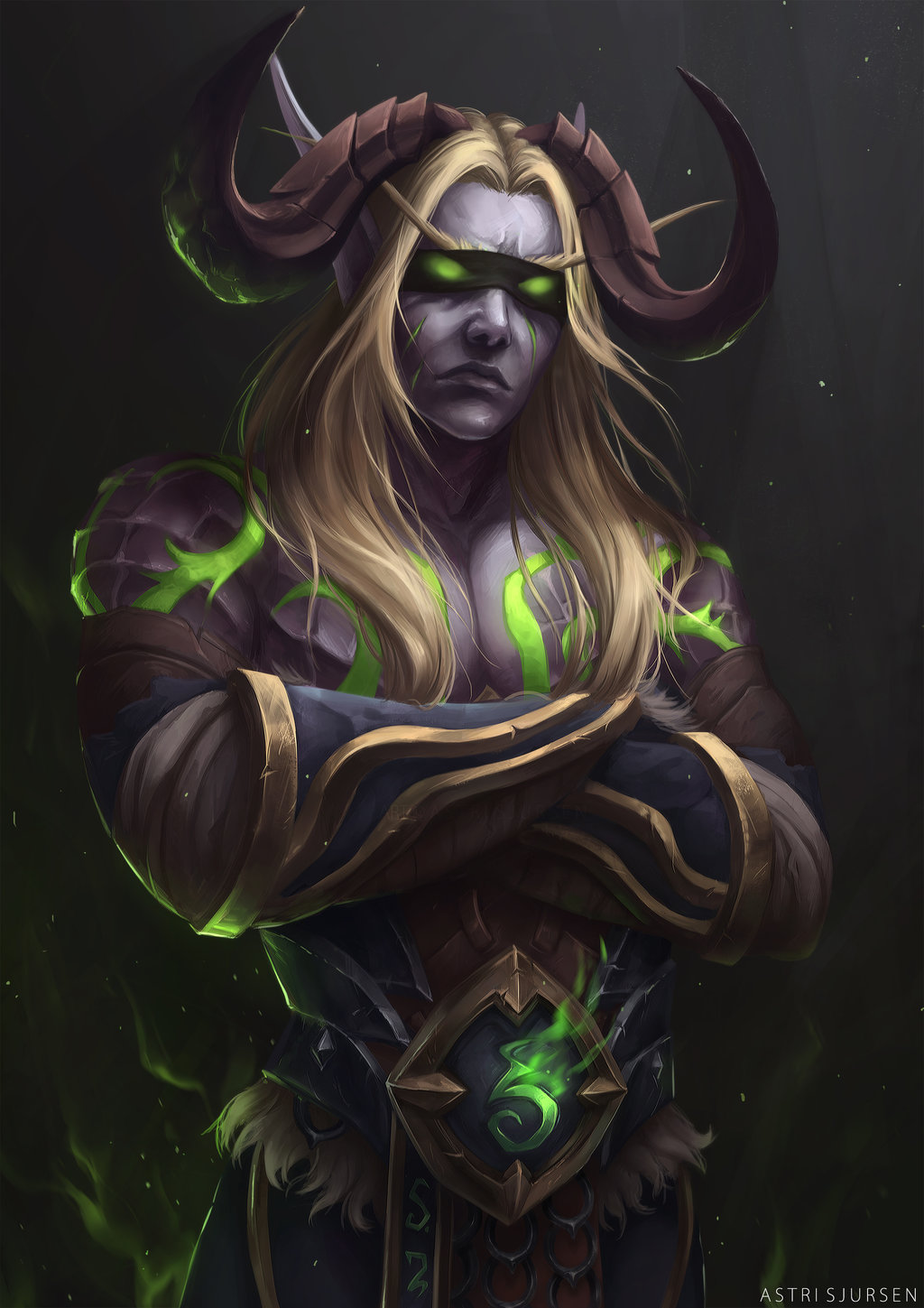 Female Demon Hunter Fanart