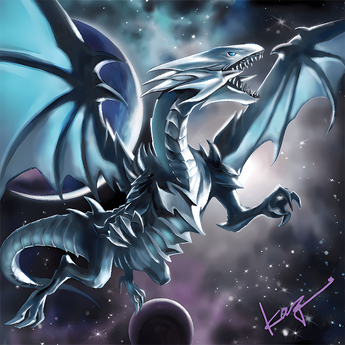 BlueEyes White Dragon YuGiOh! Duel Monsters Wallpaper by
