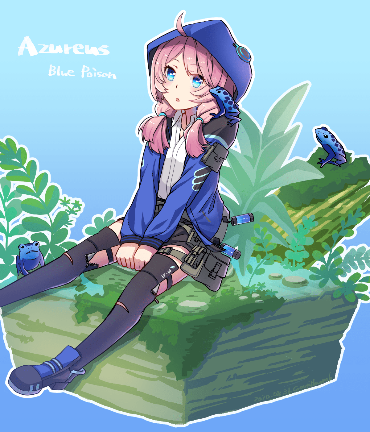 Blue Poison Arknights Image 3076487 Zerochan Anime Image Board