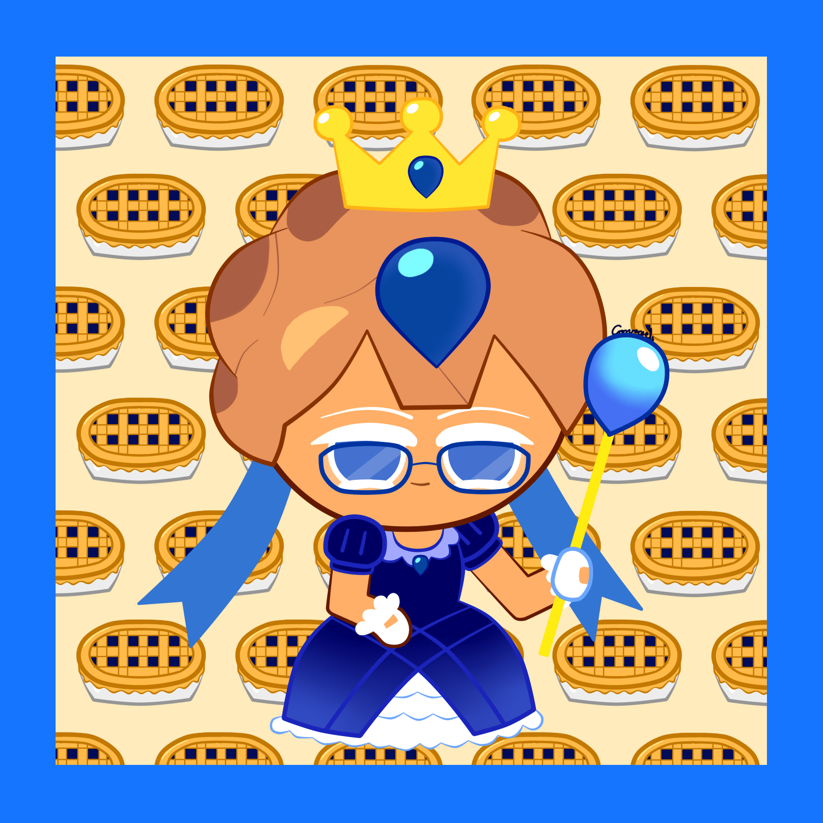 Blueberry Pie Cookie Cookie Run OvenBreak Image by