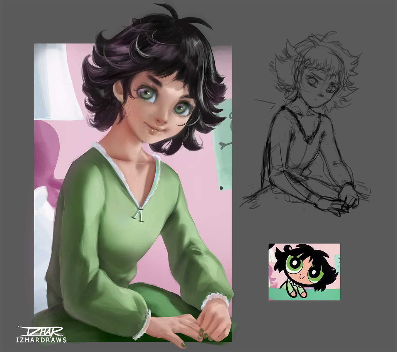 Buttercup (PPG) Power Puff Girls Image by IzharDraws 3509965 Zerochan Anime Image Board