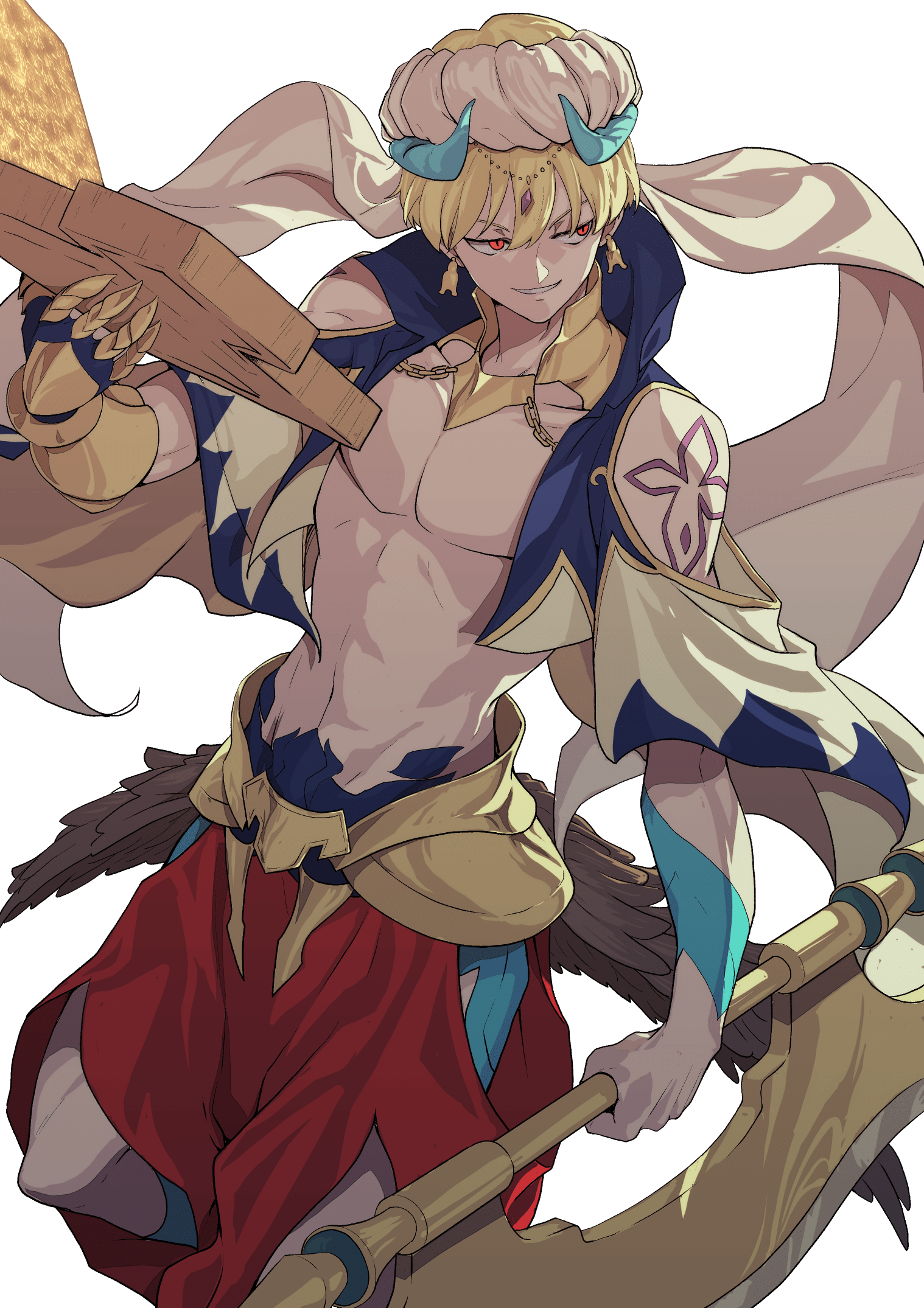 Caster (Gilgamesh) Mobile Wallpaper by Galbi 3078542 Zerochan Anime