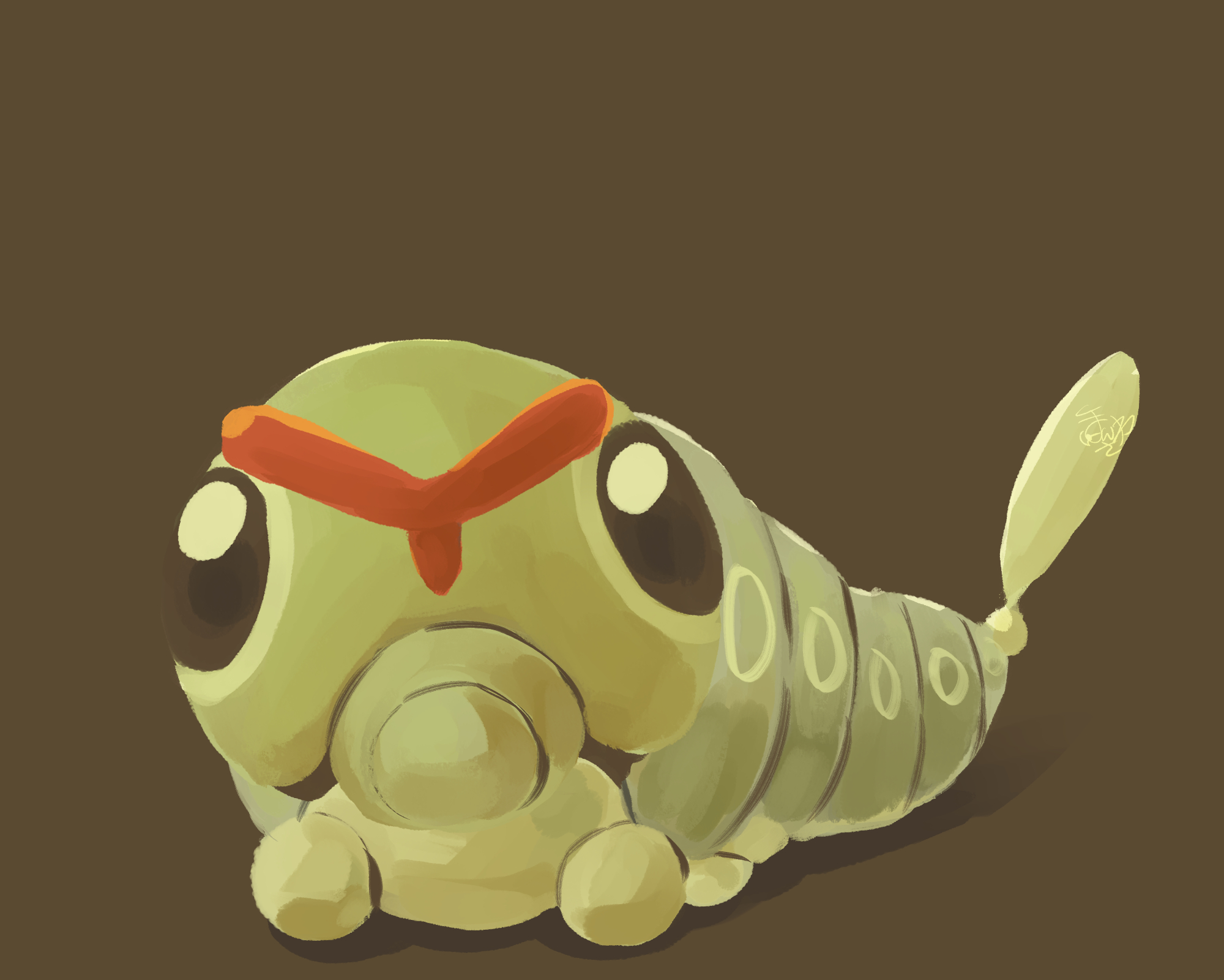 Caterpie Pokémon Wallpaper by Honwasa 3680678 Zerochan Anime