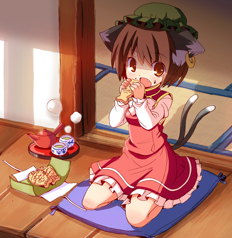 Chen (Touhou) Image by Kitsune Udon (Artist) 626206 Zerochan Anime