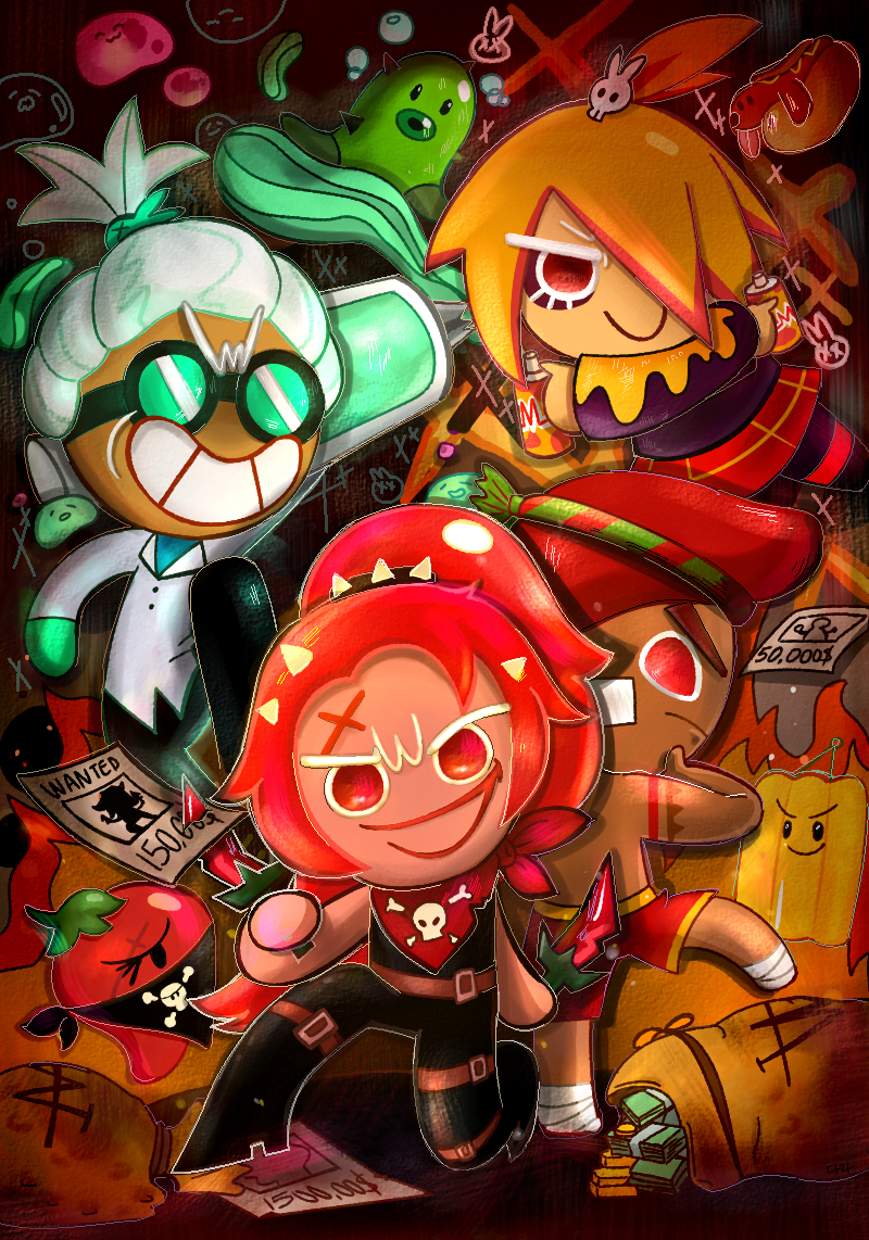 Chili Pepper Cookie Cookie Run OvenBreak Zerochan Anime Image Board