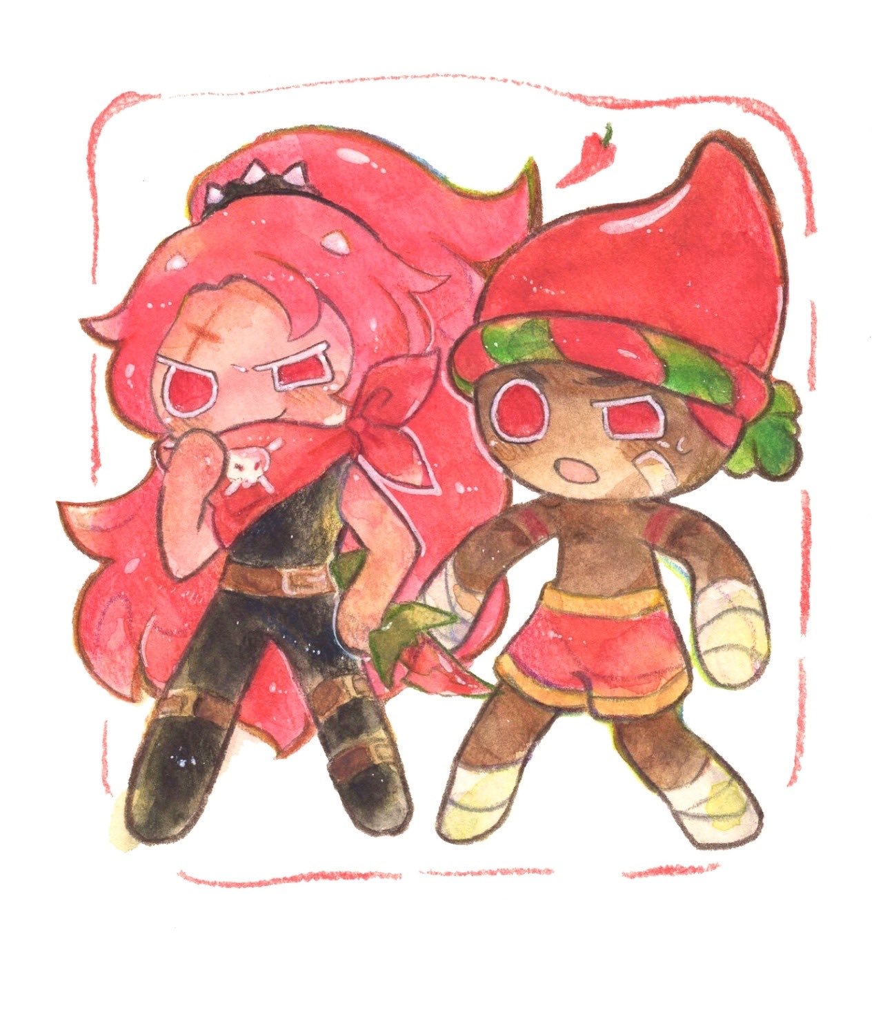 Chili Pepper Cookie Cookie Run OvenBreak Zerochan Anime Image Board