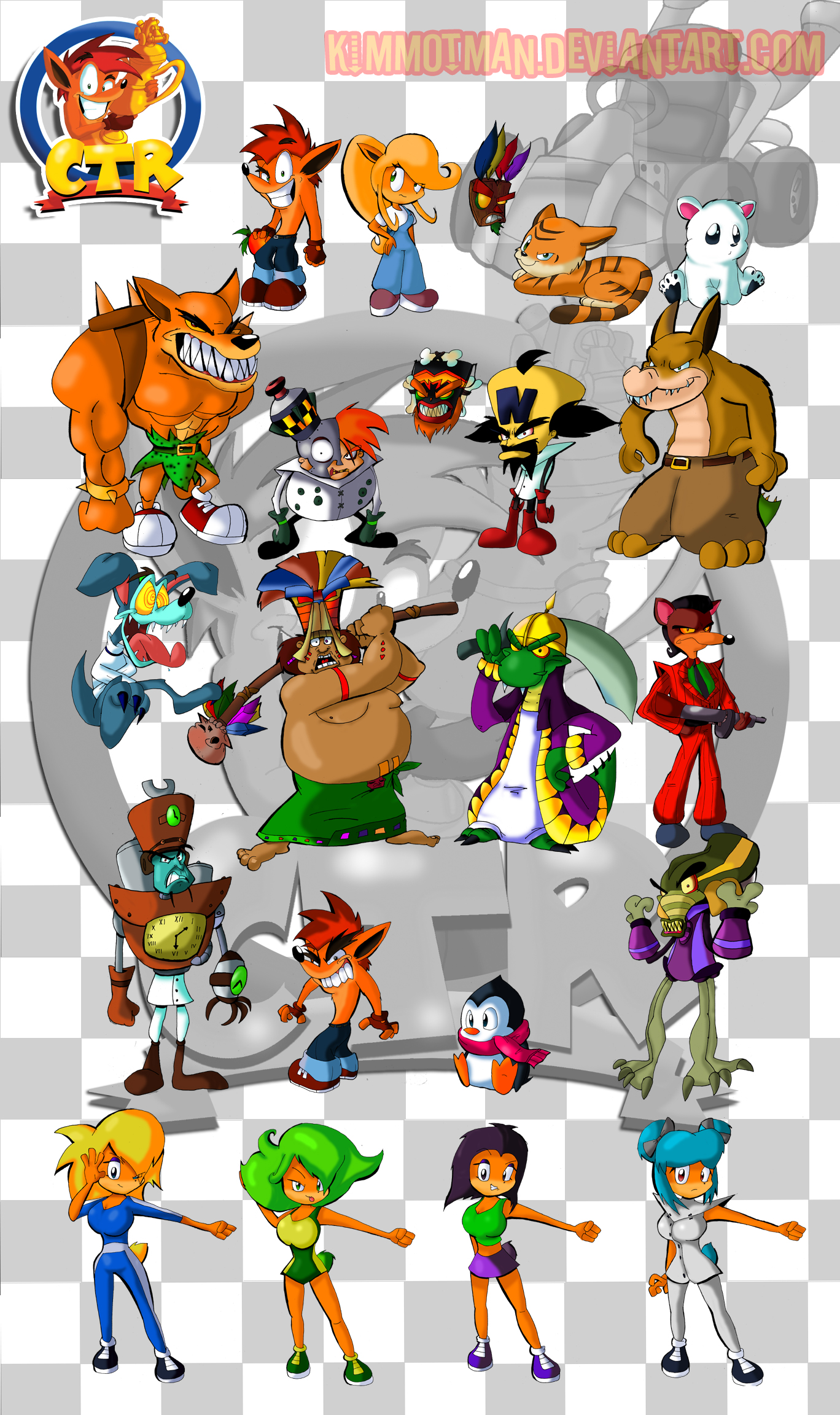 Crash Bandicoot Female Characters